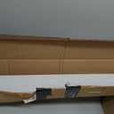 Cordless Light Filtering Mini Blind - 54 Inch Width and 64 Inch Length, 1" Slat Size - Pearl White - Cordless GII Morningstar Horizontal Windows Blinds for Interior by Achim Home Decor