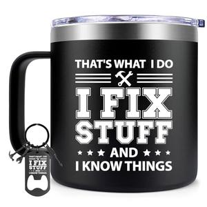 Fufendio Gifts for Dad - Cool Birthday Gifts for Men - I'd Shank a Bitch For You Mug 14oz - Birthday Christmas Fathers Day Gift for Him Grandpa Uncle Brother Husband