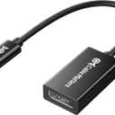Cable Matters 32.4Gbps Unidirectional USB C to DisplayPort 1.4 Adapter, 4K@240hz, 8K@60hz, and HDR Support - Thunderbolt 4 / USB4 Compatible with iPad Pro, iPhone 16/ 15 Pro, MacBook, XPS, Surface