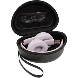 STUKCAZE Hard Headphone Case for Beats Solo 4, Studio Pro, Solo 3, Studio 3, Solo 2,Over Ear Headphone Carrying Case with Storage Cable Bag Strap for Travel (Black)