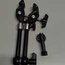 SMALLRIG Magic Arm Clamp Kit, Camera Mount Articulating Friction Arm w Super Clamp, w 1/4"-20 Screw and Thread Hole, for Camera, Light, Monitor, Webcam or Action Camera 1.5kg, for Table, Tube