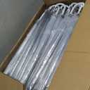 Reginary Pack Clear Wedding Umbrellas Bulk Transparent Auto Open Stick Windproof Waterproof Large Canopy Umbrella with White European J Hook Handle for Wedding Bride Groom Photography Golf