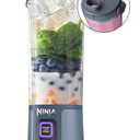 Ninja BC151NV Blast Portable Blender, Cordless, 18oz. Vessel, Personal Blender-for Shakes & Smoothies, BPA Free, Leakproof-Lid & Sip Spout, USB-C Rechargeable, Dishwasher Safe Parts, Denim Blue