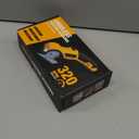 Cordless Electric Scissors: 4V Rechargeable Cardboard Cutter, 3 Blades, Safety Lock & LED Light, Box Cutter for Carton Carpet Plastic Fabric Leather(Yellow