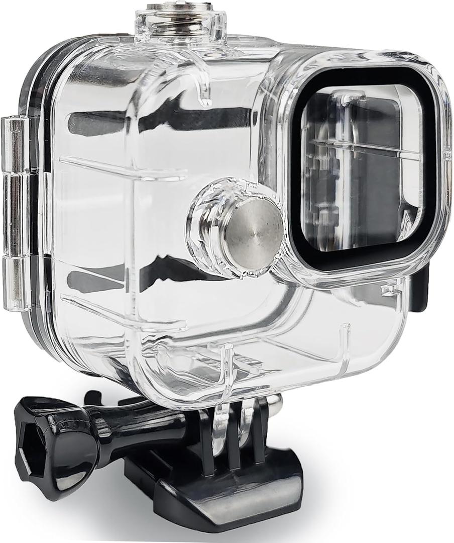 FitStill Waterproof Case for Go Pro Hero 11 Balck Mini Action Camera,60M/196FT Diving Protective Housing Shell Underwater Dive Case Shell with Mount Accessories Kit (HERO11 Black Mini Only)