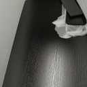 efluky Washer Dryer Countertop, Wood Countertop with Edge Rails for Laundry Room Organization and Storage, Washer Dryer Topper for Laundry Room, 27.5" x 54" Black