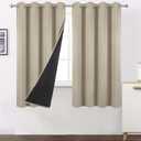 Curtain beige 40×84 inch pack of 2