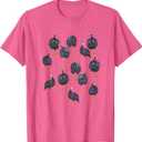 Guinea Fowl Hen Graphic Bird Art Pattern T-Shirt, Medium