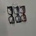 Eyekepper 4 Pack Ladies Reading Glasses - Stylish Oversized Square Readers for Women +1.75