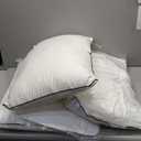 JOLLYVOGUE Bed Pillows Standard Size Set of 4, Cooling and Supportive Full Pillow 4 Pack with Down Alternative Filling for Side and Back Sleepers, Hotel Collection (White)