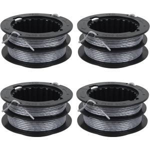 4 Pack 17ft .080" SB00L00 String Trimmer Replacement Spool for Greenworks ST60V ST60V-T0 80V ST80L200 Front Mount String Trimmer Refills Dual Line 2901619 2906302
