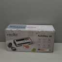 FRESKO Vacuum Sealer Machine with Automatic Bag Detection, 0.2-inch widened heating strip, Compact Food Sealer, Easy to Use, Starter Kit (Large, Silver Black)