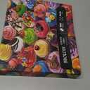 Colorful Cupcake Puzzle for Adults 1000 Pieces, Birthday Cake Jigsaw Puzzle, Candy Food Cookie Fruit Collage Puzzle