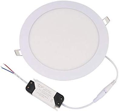 BSOD LED Panel Light 3W 4W 6W 9W 12W 15W 18W 24W Flat Lamp Round Ultra-Thin Recessed Ceiling Light Downlight Fixture Kit (Cool White, 9W)
