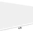 Zonon Large Blank Banners And Signs Polyester Oxford Cloth Sublimation Banner To Decorate With Hanging Rope For Indoor Wall Outdoor Easy Hang Diy Signs For Business Office(White,2 x 6 Feet)