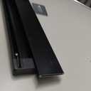 Double Row Ceiling Curtain Track System, Black, 7.5ft (2.3m)