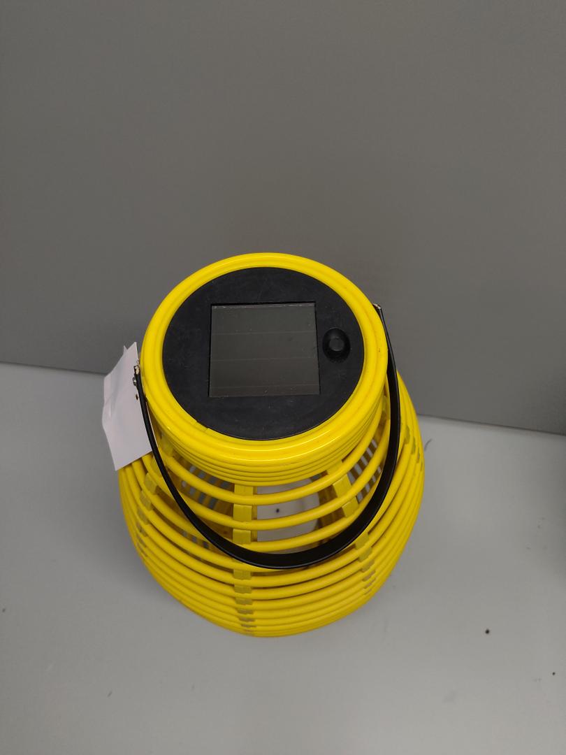 Solar Lantern,Outdoor Plastic Lanterns Waterproof,  Solar Lights,Hanging Lanterns Outdoor,Decoration Lights for Garden,Patio,Porch,Trees,Pathway,Outside. Color Yellow
