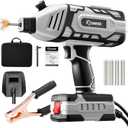 Saker Portable Electric Welding Machine,110V Portable Welder Handheld with IGBT Inverter 5 Variable Current Adjustment, ARC Welder Gun, Fits for 3/32" Wire Rods (Grey)