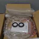 Seealle Farmhouse Table Lamps Set of 2 Rustic Lamp for Bedroom Living Room, 22" Boho Bedside Lamps for Night Stands End Table Office Desk Lamp Nightstand Clearance with Linen Shades (Antique White)