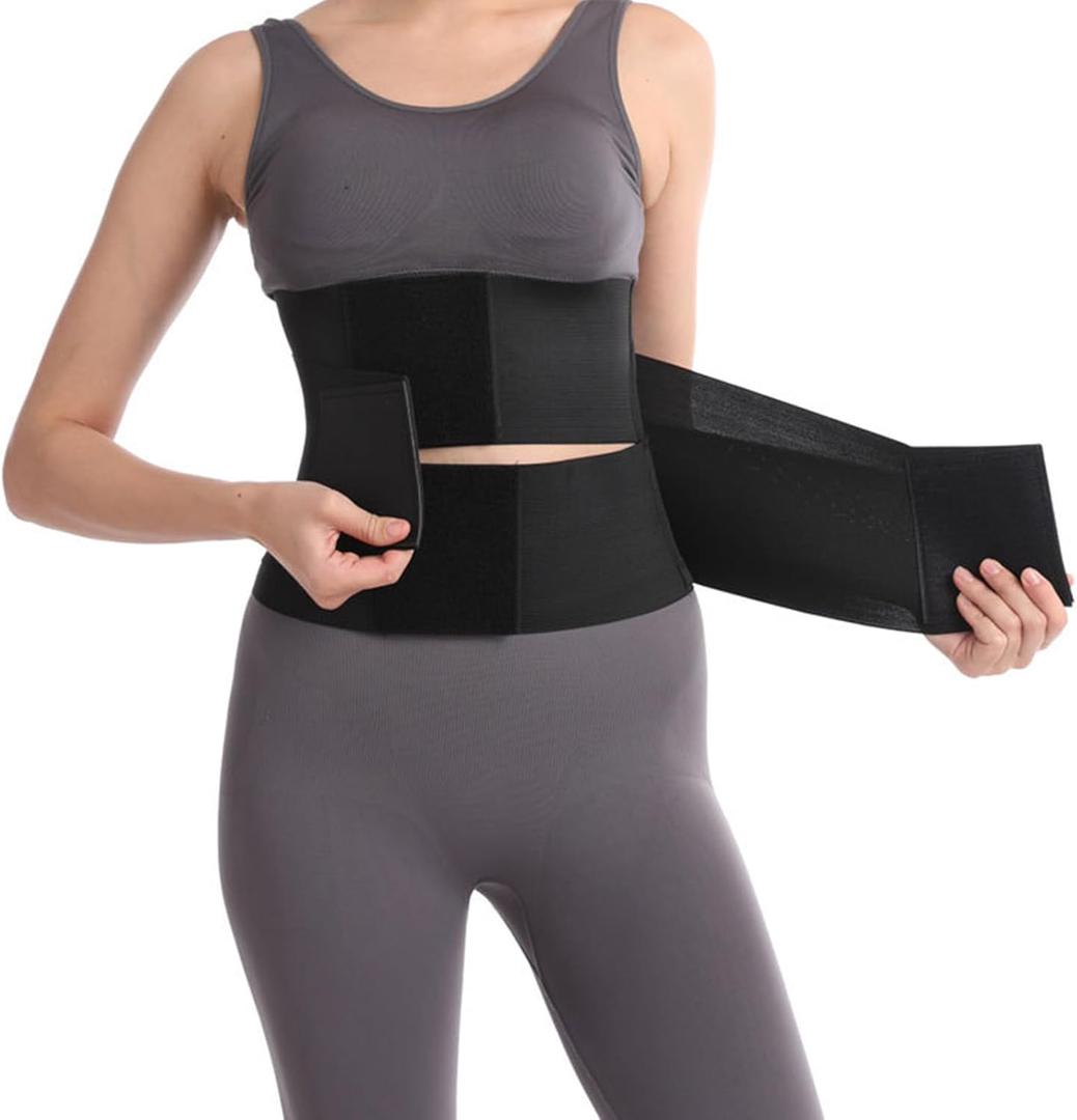 Floralshe Fajas, Belt Waist Cincher Ab Belt Tummy Control Body Shaper with Triple Wrap Women, Hourglass (Small, A1)