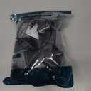 16 PCS Square Chair Leg Floor Protector, Silicone Chair Leg Cover, Furniture Leg Protectors with Felt, Mobile Table Leg pad, Protect The Floor from Scratches.1 1/2 in Black.