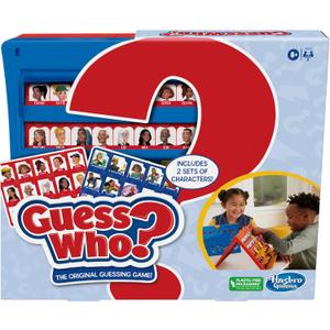 Hasbro Gaming Guess Who? Original,Easy to Load Frame,Double-Sided Character Sheet,2 Player Board Games for Kids,Guessing Games for Families,Ages 6 and Up