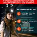 DKONI Bike Helmet with LED Lights Bicycle Helmets Commuter Cycling Helmet USB Rechargeable Front & Back LED Light Helmet for Adult Men Women