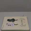 Topkey Wall Clock Creative DIY Cat Acrylic Wall Clock with Swing Tail Pendulum for Living Room Bedroom Kitchen Home Dcor - Battery Not Included (42CM x 18CM) Black