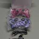 Wireless Controller for PS-3 Motion Sense Double Vibration Upgraded Gaming Remote for Play 3 with Charging Cord (Blue+Purple) (Blue and Pruple)