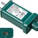 Enhon 29V LED Power Supply, UL Certification LED Transformer Replacement Class 2 Power Supply, Low Voltage Transformer US Plug Adapter for Christmas Tree Light, Green, Left Positive(TS-6W29V)