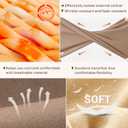 Fleece Lined Tights Sheer Women - Fake Translucent Warm Pantyhose Leggings Sheer Thick Tights for Winter (M)