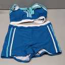 XUNYU Tankini Swimsuits for Women Tummy Control Bathing Suit Sporty 2 Piece High Waisted Boy Shorts Teens Modest Swim Suits. XL