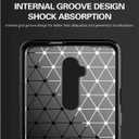 Sidande Case for OnePlus 7T Pro 5G Case, HD1925 Case, Ultra Slim Phone Cover with Shock-Absorption Carbon Fiber TPU Rubber Protective Cases for OnePlus 7T Pro Black