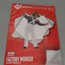 fun shack Kids Chocolate Factory Worker Costume, Boys Halloween Movie Character Chocolate Factory Outfit (Medium)