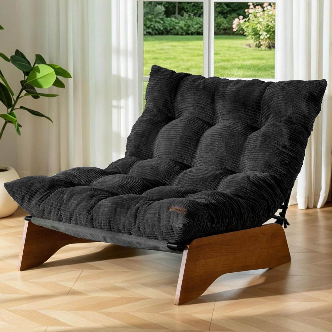 MAXYOYO Adjustable Living Room Chair, 3-Position Accent Chair with Frame, Large