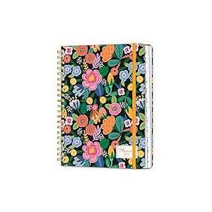 2026 Planner 8.5 x 11, Large Weekly and Monthly Planners with Tabs, A4 Spiral Bound Daily Calendar 2026 Planner, 12 Month Agenda Organizers from Jan. to Dec.(Pink Bloss)