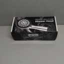 PWERAN Filtered Shower Head with Handheld, High Pressure 8 Spray Showerhead with Filters & Upgraded Detachable Shower Head, Water Softener Filters Beads for Hard Water -Remove Chlorine (Chrome)