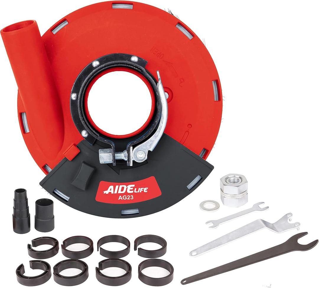 Aidelife Expert Surface Grinding,Dust Shroud for Angle Grinders 180mm