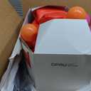 QPAU 3-in-1 Inflatable Bounce House for Toddlers 1-3, Ball Pit & Trampoline, Inflatable Bouncy House with Pump, Safety Net, Indoor & Outdoor Bubble Bouncer Baby Play Yard