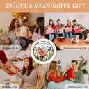 Yaya Mothers Day Christmas Birthday Gifts Suncatcher Stained Glass Window from Grandkids for Yaya Grandma, Grandma Gift Stained Glass Wall Decor, Yaya's Garden Catchers Indoor Window,7.9x7.9In