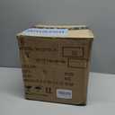 FaithLand 10-Inch Modern Cylinder Planter, Thick-Walled Plastic Plant Pot with Drainage Holes and Detachable Saucer, Matte White, Ideal for Indoor & Outdoor Plants Flowers