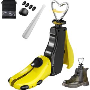 Jadkysarh Boot Stretcher Women Men, Professional Shoes Stretcher Adjustable Boot Widener for Sneakers Leather Shoes (Large)