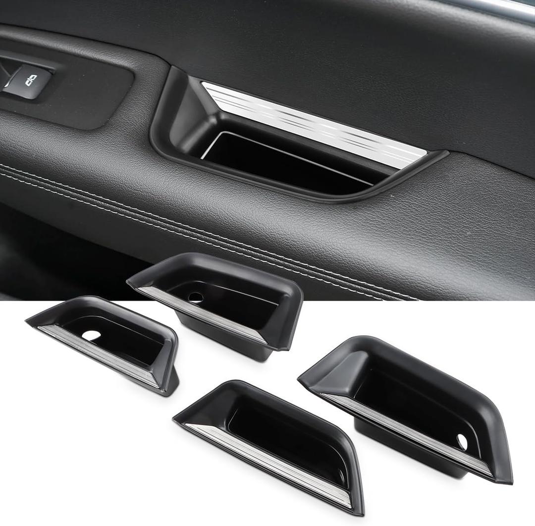 MARCHFA Car Door Tray Organizer Compatible for Cadillac XT5 2024 2023 2022 2021-2017 Accessories Interior Car Door Handle Insert Pocket Storage Box