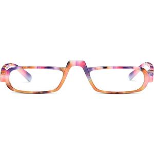 Peepers by PeeperSpecs Women's Fruit Stripe Gum Rectangular Reading Glasses +4.00