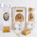 First Communion Candle and Bible - Biblia y Vela de Primera comunin para nio - Vela para Primera comunion para nio - First Communion Candle Set for boy - recuerdos de Primera comunion