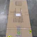 Ritsu Outdoor Storage Shed, Outdoor Garden Shed for Bike, Trash Can, Machine, Galvanized Steel, Outdoor Shed with Lockable Door for Backyard, Patio, Lawn (6.5x4.2ft, Black)