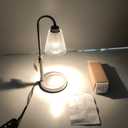 Innqoo Gray Candle Warmer Lamp with Timer, Dimmable Candle Warmer for Jar Candles, Height Adjustable Wax Melts Warmer, Birthday Gifts for Women Mom, House Warming Gifts New Home Decor