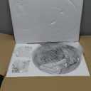 Crystal Chandelier, 4-Tier Modern Chandelier with Polished Chrome Finish, Pendant Light for Dinning Room Kitchen Island Bedroom Entryway, CC4215-3W-PC (11inch)