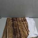 OurWarm 7.2FT Wood Arch Cover, White Spandex, Wedding, Birthday, Baby Shower, 2-Sided Round Top