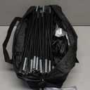 Happy Travel Bike Storage Tent Shed, Outdoor Waterproof Bicycle Covers Shelter with Window for 2/4/6/8 Bikes,Oversized Outside Portable Sheds for Lawn Mower,Garden Tools (Arch-5x7x5.6ft-Black)